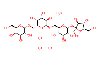 水苏糖四水合物, 10094-58-3, 结构式