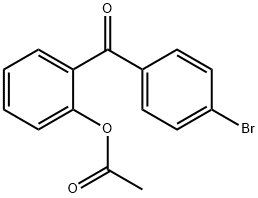2-(4-溴苯甲酰基)苯乙酸酯 结构式