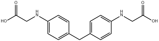 4,4'-Bis(α-carboxymethylamino)diphenylmethane Struktur