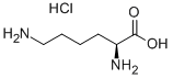 L-リシン/塩酸,(1:x) 化学構造式