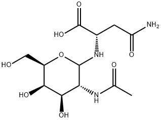 asparaginyl-N-acetylgalactosamine 结构式