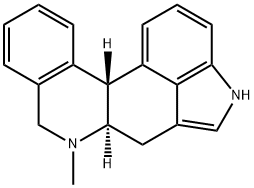 (-)-(6AR,12BR)-4,6,6A,7,8,12Β-六氢-7-甲基吲哚[4,3-A]菲啶 结构式