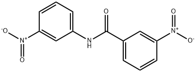 3-ニトロ-N-(3-ニトロフェニル)ベンズアミド 化学構造式