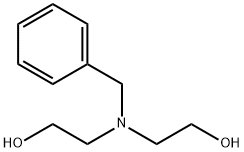 2,2'-(ベンジルイミノ)ビス(エタノール) 化学構造式
