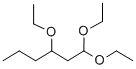 1,1,3-トリエトキシヘキサン 化学構造式