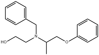 2-[benzyl(1-methyl-2-phenoxyethyl)amino]ethanol, 101-45-1, 结构式