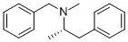 N,α-ジメチル-N-ベンジルベンゼンエタンアミン 化学構造式