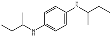N,N'-ジ-sec-ブチル-1,4-フェニレンジアミン 化学構造式