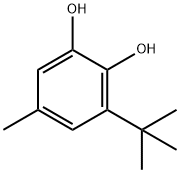 3-tert-butyl-5-methylpyrocatechol  Structure