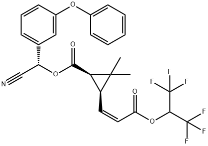 氟丙菊酯 结构式