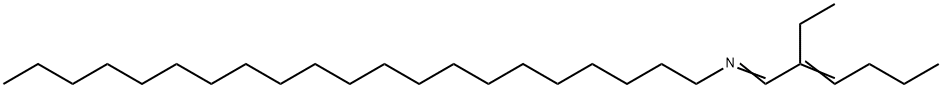 N-(2-Ethyl-2-hexenylidene)-1-heneicosanamine 结构式