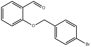 2-(4-溴苄基)氧基苯甲醛 结构式