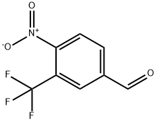 4-硝基-3-三氟甲基苯甲醛 结构式