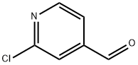 2-クロロ-4-ピリジンカルボキシアルデヒド 化学構造式