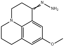 2,3,6,7-Tetrahydro-9-methoxy-1H,5H-benzo[ij]quinolizin-1-one hydrazone 结构式