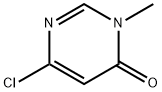 6-氯-3-甲基嘧啶-4(3H)-酮 结构式
