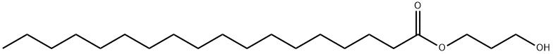 Octadecanoic acid 3-hydroxypropyl ester 结构式