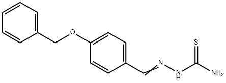 4-(苄氧基)苯甲醛缩氨基硫脲 结构式