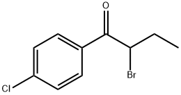 2-溴-1-(4-氯苯基)丁-1-酮 结构式