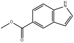 吲哚-5-甲酸甲酯 结构式