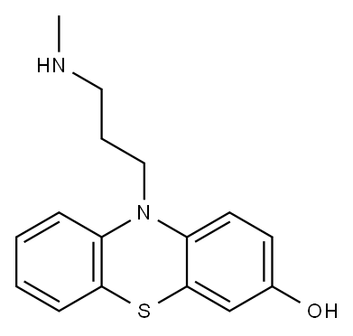10-(3-methylaminopropyl)phenothiazin-3-ol Structure