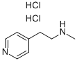 4-[2-(甲氨基)乙基]吡啶二盐酸盐 结构式