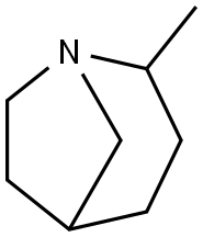 1-Azabicyclo[3.2.1]octane,2-methyl-(6CI) 结构式