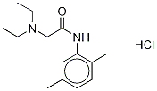 2-(DiethylaMino)-N-(2,5-diMethylphenyl)acetaMide Hydrochloride Structure