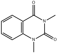 1,3-ジメチル-1,2,3,4-テトラヒドロキナゾリン-2,4-ジオン 化学構造式
