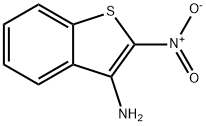 2-硝基苯并[B]噻吩-3-基胺 结构式