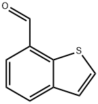 苯并[B]噻吩-7-甲醛 结构式