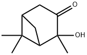 2-hydroxy-2,6,6-trimethylbicyclo[3.1.1]heptan-3-one Struktur