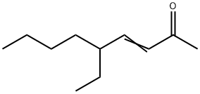 5-エチル-3-ノネン-2-オン 化学構造式