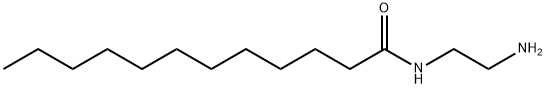 N-ラウロイルエチレンジアミン 化学構造式