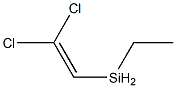 ビニル(エチル)ジクロロシラン 化学構造式