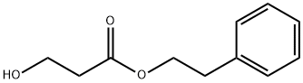 3-ヒドロキシプロパン酸2-フェニルエチル 化学構造式