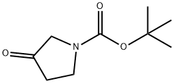 1-叔丁氧碳基-3-吡咯烷酮, 101385-93-7, 结构式