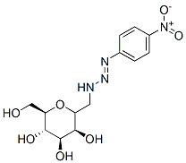 mannopyranosylmethyl-4-nitrophenyltriazene 结构式