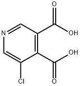 5-氯吡啶-3,4-二羧酸 结构式