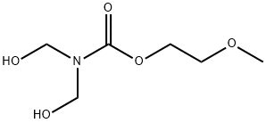 2-甲氧基乙基二(羟基甲基)氨基甲酸酯 结构式