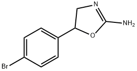 5-(4-Bromophenyl)-4,5-dihydro-1,3-oxazol-2-amine 结构式