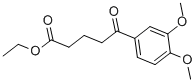 ETHYL 5-(3,4-DIMETHOXYPHENYL)-5-OXOVALERATE 结构式