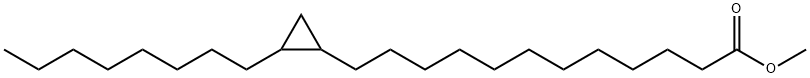 2-オクチルシクロプロパンドデカン酸メチル 化学構造式