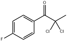 1-Propanone, 2,2-dichloro-1-(4-fluorophenyl)- (9CI) 结构式
