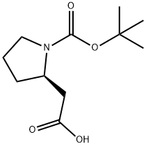 (R)-吡咯烷-2-乙酸盐酸盐, 101555-60-6, 结构式