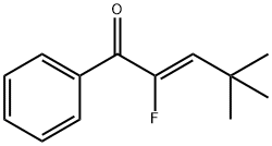 2-Penten-1-one, 2-fluoro-4,4-dimethyl-1-phenyl-, (Z)- (9CI) 结构式