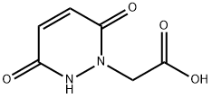 2-(3,6-二氧代-1,2,3,6-四氢哒嗪-1-基)乙酸, 10158-72-2, 结构式