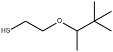 2-(1,2,2-Trimethylpropoxy)ethanethiol 结构式