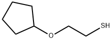 2-(シクロペンチルオキシ)エタンチオール 化学構造式