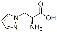 beta-pyrazol-1-ylalanine 结构式